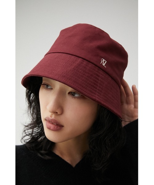 AZUL BY MOUSSY キャップ 帽子 MONOGRAM LOGO BUCKET HAT