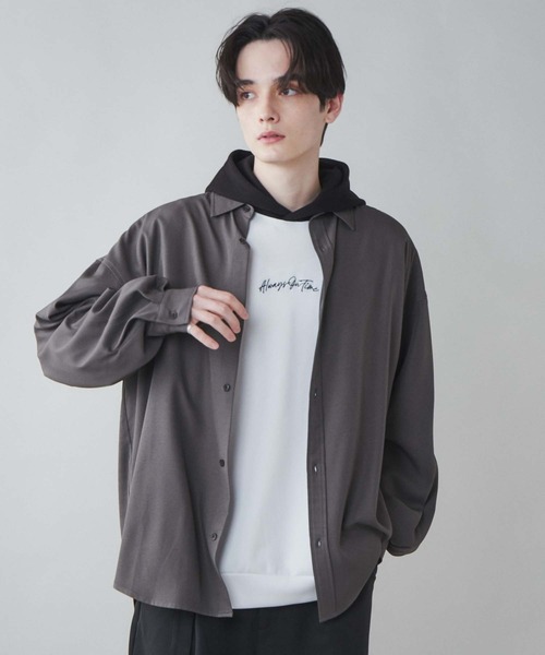 LUCY（ルーシー） シャツ LUCY/アムンゼンBIGシャツ メンズ : ZOZOTOWN