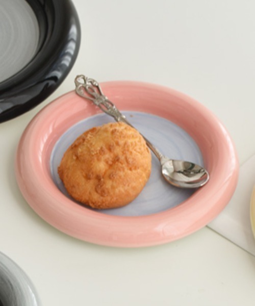 食器 バイカラーぷっくりラウンドプレート | ブランド登録なし | 05