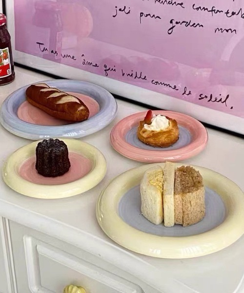 食器 バイカラーぷっくりラウンドプレート | ブランド登録なし | 14