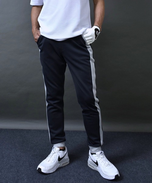じゃんぼんページ COMONGOLF スウェットパンツ ジャージ ポンチ ストレッチ