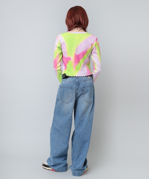 tシャツ M2105 タイダイリブロンＴ レディース RNA tシャツ M2105 タイダイリブロンT レディース : ZOZOTOWN