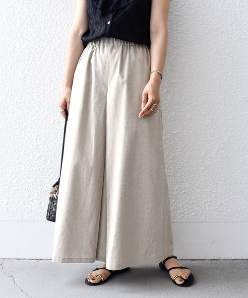 SHIPS.me パンツ 「ZOZO限定」SHIPS.me: タックキュロットパンツ