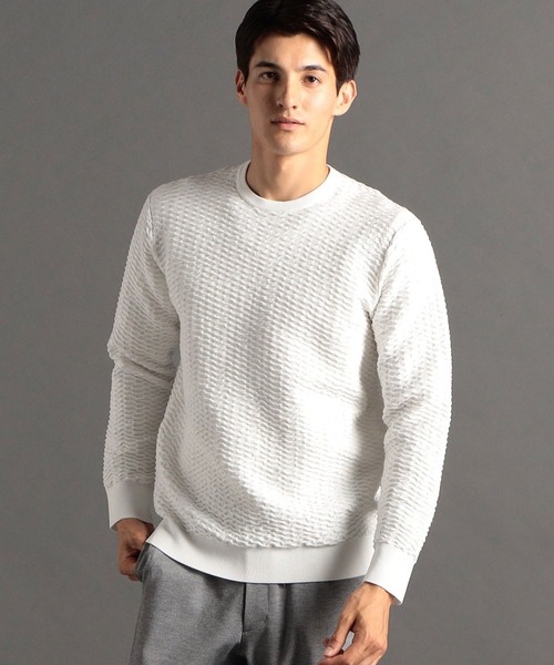 MONSIEUR NICOLE（ムッシュニコル） セーター ニット タックジャカード