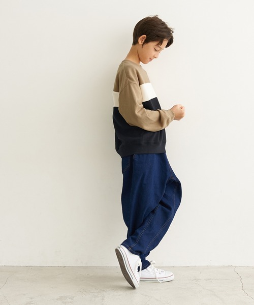 coca（コカ） トレーナー 「WEB限定セール」キッズ 裏毛配色プル