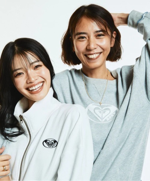 トレーナー スウェット PLANET RING PULLOVER/ロキシーワンポイントブランドロゴルーズフィットクルーネックスウェットトレーナー レデ ROXY トレーナー スウェット PLANET RING PULLOVER/ロキシーワン