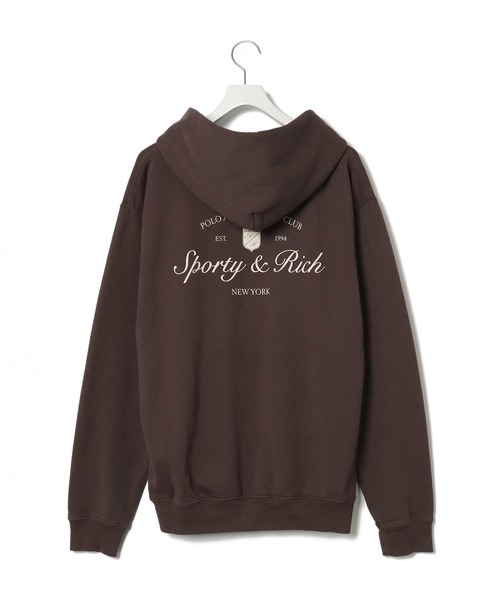 トレーナー スウェット 「SPORTY＆RICH」Syracuse Hoodie レディース SPORTY&RICH トレーナー スウェット 「SPORTY＆RICH」Syracuse