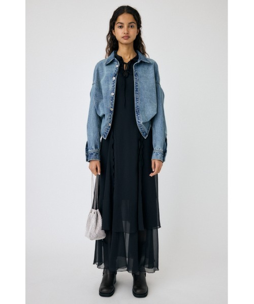 MOUSSY（マウジー） ワンピース CHIFFON MELLOW MAXI ドレス 