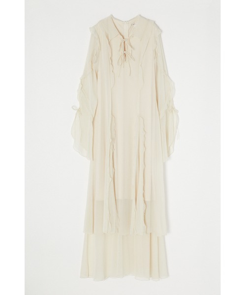 MOUSSY（マウジー） ワンピース CHIFFON MELLOW MAXI ドレス 