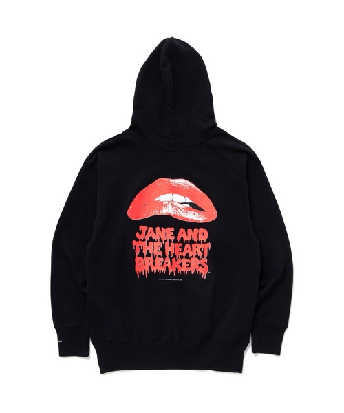 JANE & THE HEARTBREAKERS パーカー L/S PRINTED SWEAT HOODIE ”LIPS