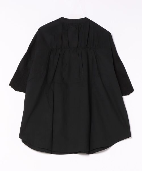 ブラウス シャツ bulスカラップ刺繍チュニック レディース LBC ブラウス シャツ bulスカラップ刺繍チュニック レディース