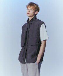 ベスト ジレ ワッシャーナイロンスタンドベスト メンズ｜ZOZOTOWN Yahoo!店