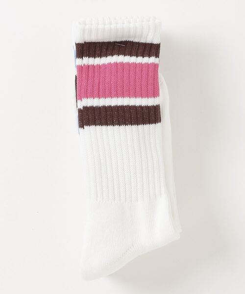 FRUIT OF THE LOOM 靴下 カラフルラインB クルーソックス 3P