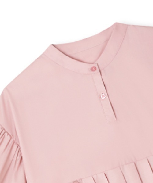 COCOMOMO ブラウス シャツ ペプラムチュニック プリーツブラウス