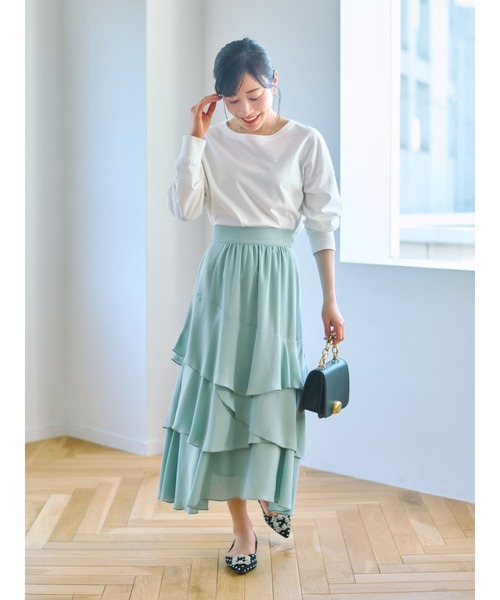 THIRD MAGAZINE ランダムヘムスカート THIRD MAGAZINE ランダムヘムスカート