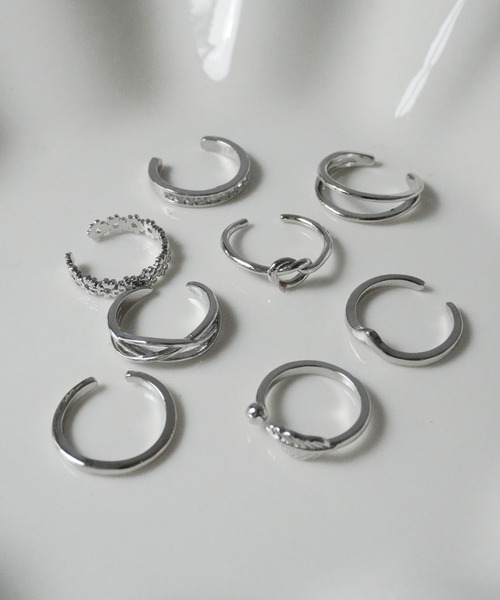 Port（ポート） 指輪 リング 「 」 フリーサイズ シルバーカラー