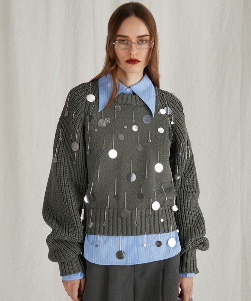 projectR ニット PRANK PROJECT（プランクプロジェクト） ニット セーター スパングル