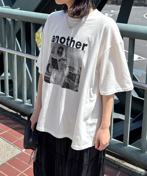 I-SOOK（アイスー） tシャツ anotherプリントTシャツ(chiicaselect