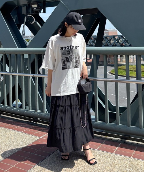 I-SOOK（アイスー） tシャツ anotherプリントTシャツ(chiicaselect
