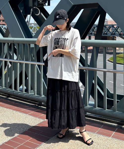 I-SOOK（アイスー） tシャツ 半袖 anotherプリントTシャツ