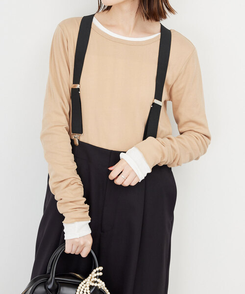 tシャツ 「追加」miller/ミラー SLOBE別注 SHEER RIB クルーネック レディース