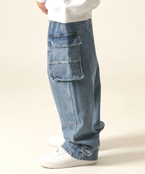 FUBU（フブ） カーゴパンツ ブランド ロゴ ポケット付き アメカジ