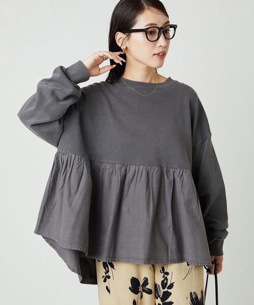 クーティー 24ss 美品 ウォッシュ加工 ピグメント ロングスリーブ Tシャツ クーティー 24ss 美品 ウォッシュ加工 ピグメント ロング