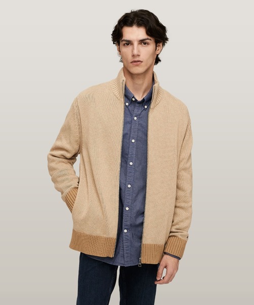 新品未使用 トミー ヒルフィガー ニット ジャケットカウチントミー カーディガン TOMMY HILFIGER（トミー・ヒルフィガー） コート ジャケット ジップ