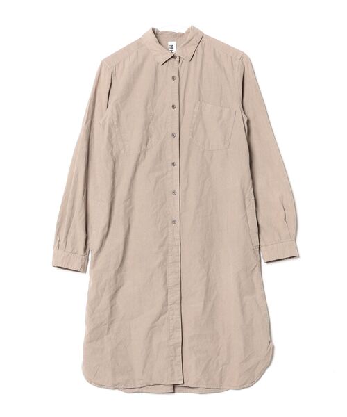 MHL.（エムエイチエル） シャツワンピース 1 グレー レディース