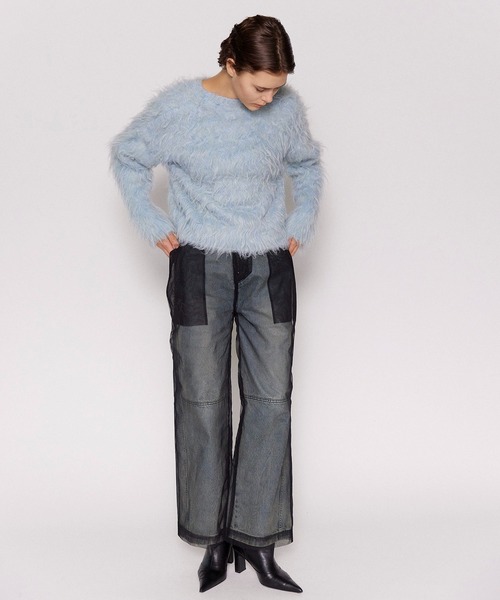 ジーンズ デニム デニムパンツ レディースの画像