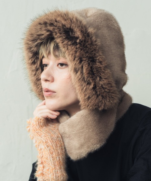 ORIENT MILLINERY ポフミ ファーハット ロシアン帽 ラテ ORIENT MILLINERY ポフミ ファーハット ロシアン帽 ラテ 2025年