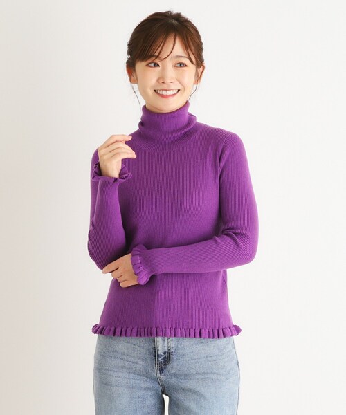 LAURA ASHLEY（ローラアシュレイ） ニット セーター リブタートル