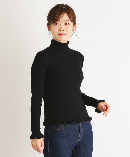 美品＊ローラさん着用タートルニット ラムタートルニット/le.coeur blanc(ルクールブラン)｜ルクールブラン