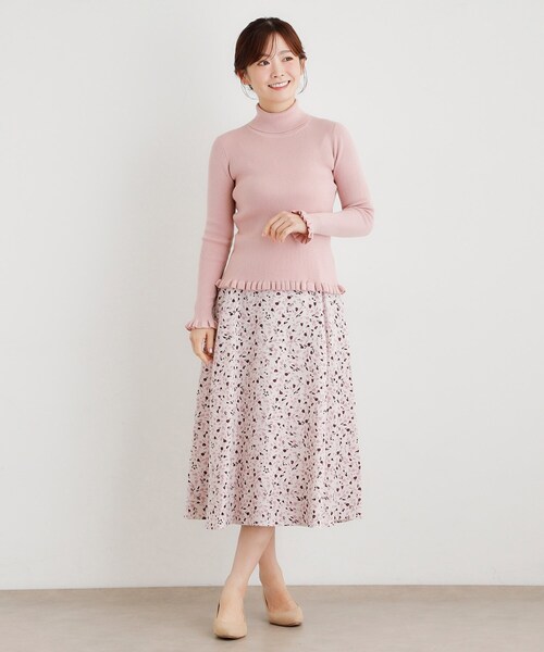 LAURA ASHLEY（ローラアシュレイ） ニット セーター リブタートル