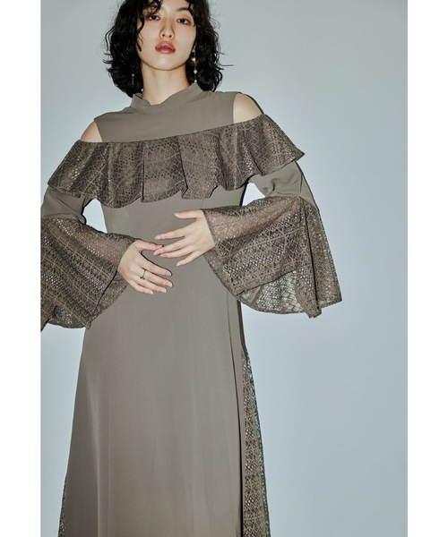 niana（ニアナ） ドレス スリーブスリットマーメイドドレス スリット