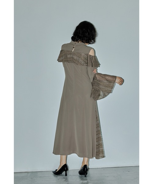 niana（ニアナ） ドレス スリーブスリットマーメイドドレス スリット