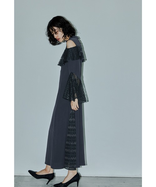 niana（ニアナ） ドレス スリーブスリットマーメイドドレス スリット