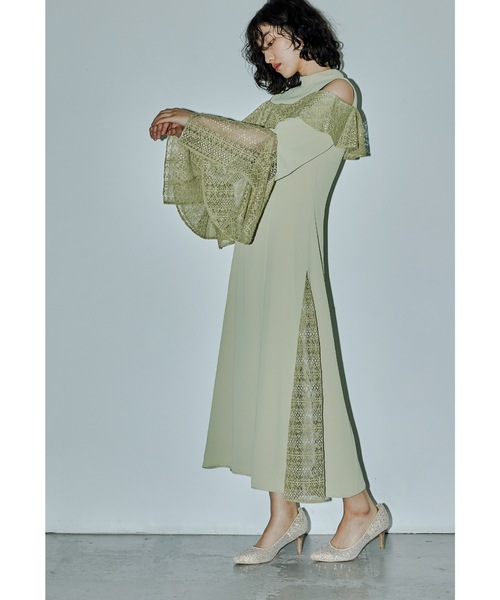 niana（ニアナ） ドレス スリーブスリットマーメイドドレス スリット