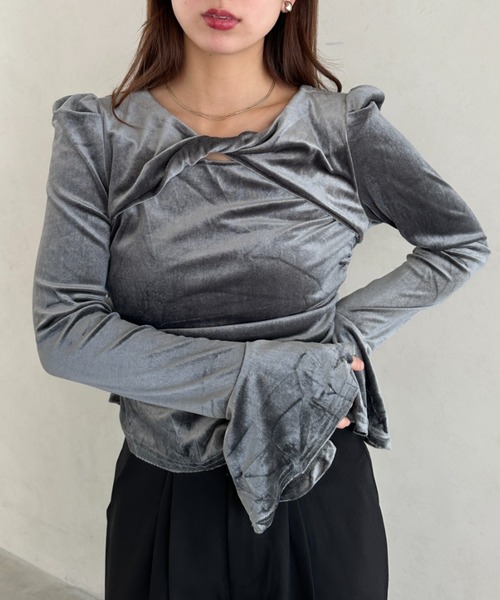 tシャツ ベロアクロストップス レディース : ZOZOTOWN Yahoo!店