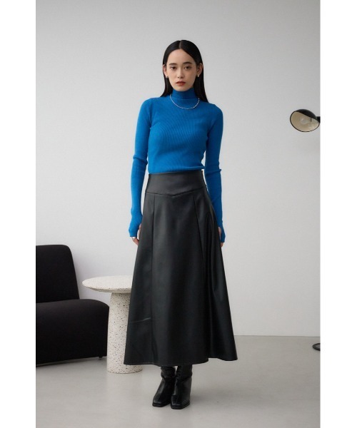 AZUL BY MOUSSY（アズールバイマウジー） スカート レザーフレア