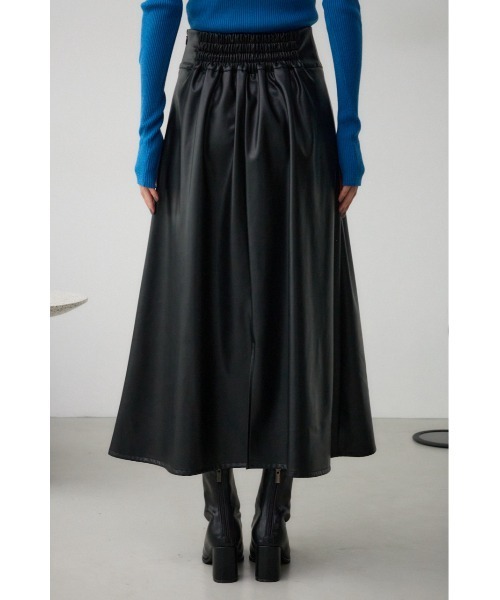 AZUL BY MOUSSY（アズールバイマウジー） スカート レザーフレア