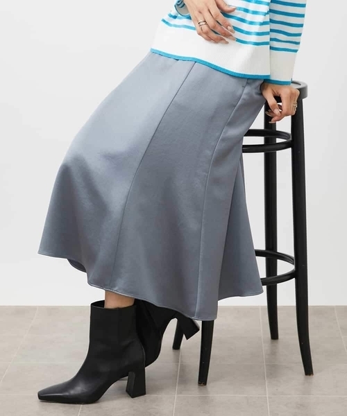 MICHEL KLEIN（ミッシェルクラン） スカート ヴィンテージサテン