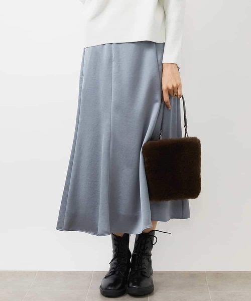 MICHEL KLEIN（ミッシェルクラン） スカート ヴィンテージサテン