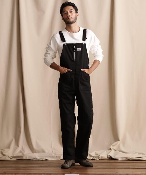 Schott オーバーオール サロペット つなぎ 黒 Schott N.Y.C（ショット） オーバーオール サロペット Schott/ショット