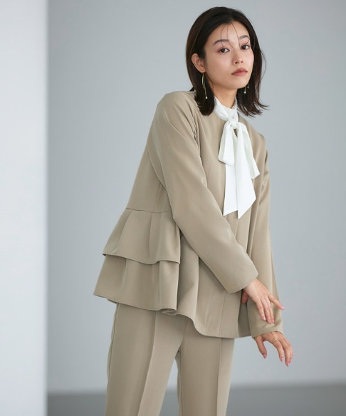 Pierrot（ピエロ） セットアップ バックフレアブルゾンセットアップ