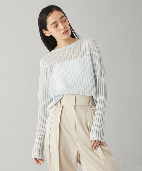 【みい】EMMEL REFINES ニットプルオーバー EMMEL REFINES ニット セーター 「EMMEL REFINES」EM ハリヌキ
