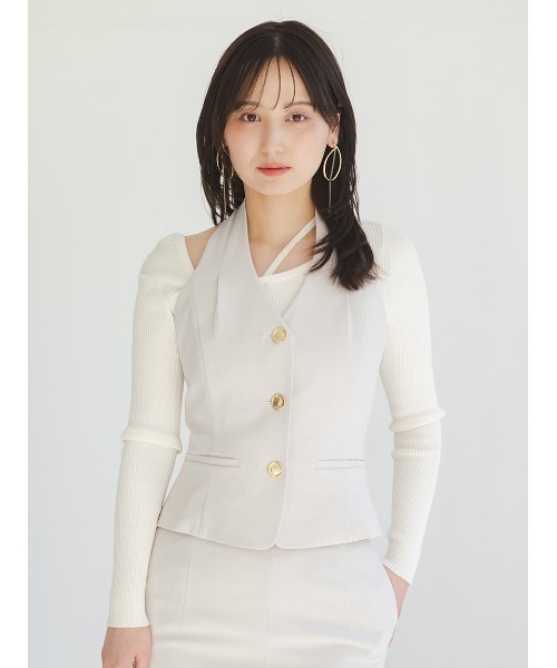 新品SNIDELスナイデル　スタンダードジレSWFV244066レディースベスト 楽天市場】【即日出荷】(12%OFF) snidel スナイデル
