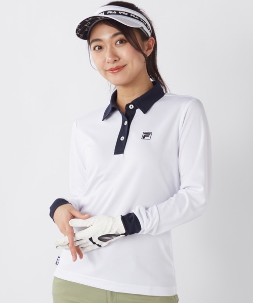 ブラウス シャツ 「FILA GOLF」「吸汗速乾/紫外線対策/UVケア」長袖シャツ レディース FILA GOLF ブラウス シャツ 「FILA GOLF」「吸汗速乾/紫外線対策