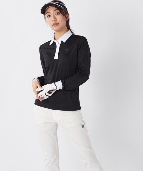 ブラウス シャツ 「FILA GOLF」「吸汗速乾/紫外線対策/UVケア」半袖シャツ レディース FILA GOLF ブラウス シャツ 「FILA GOLF/フィラゴルフ