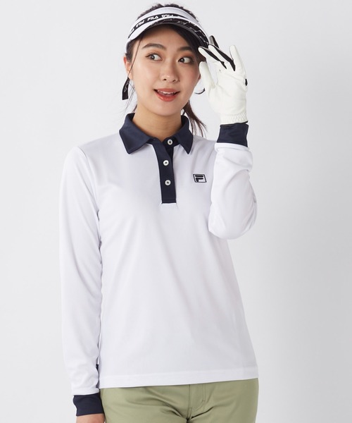ブラウス シャツ 「FILA GOLF」「吸汗速乾/紫外線対策/UVケア」半袖シャツ レディース FILA GOLF tシャツ GOLF/フィラゴルフ ゴルフウェア ブランド